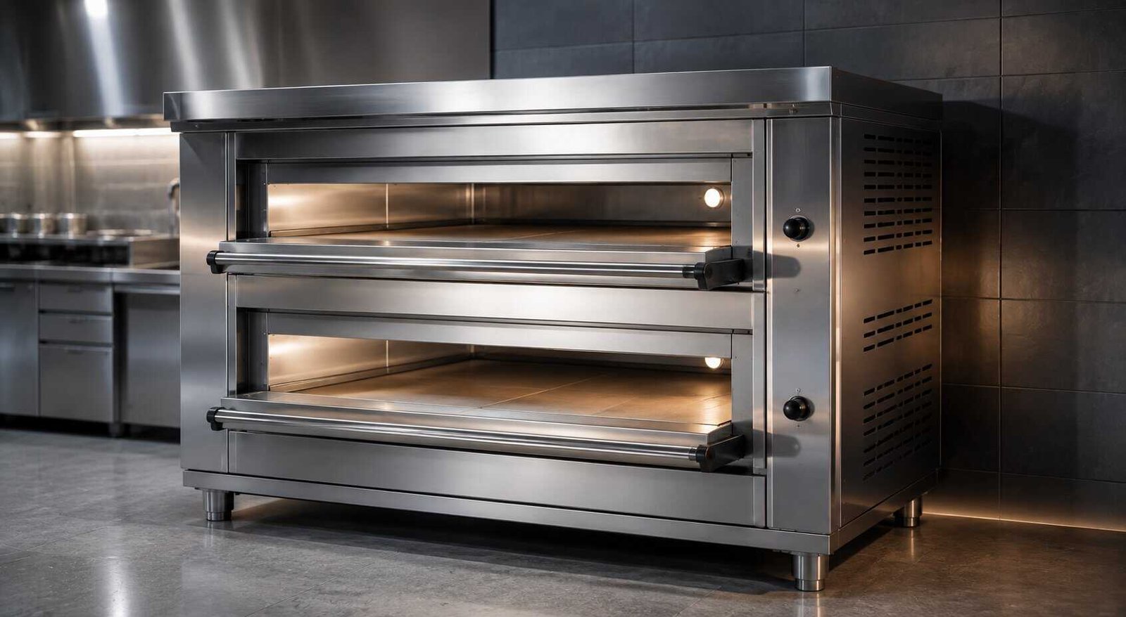 Horno de cámaras en acero inoxidable