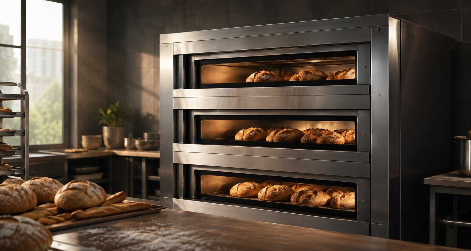 Equipos para panaderías en acero inoxidable
