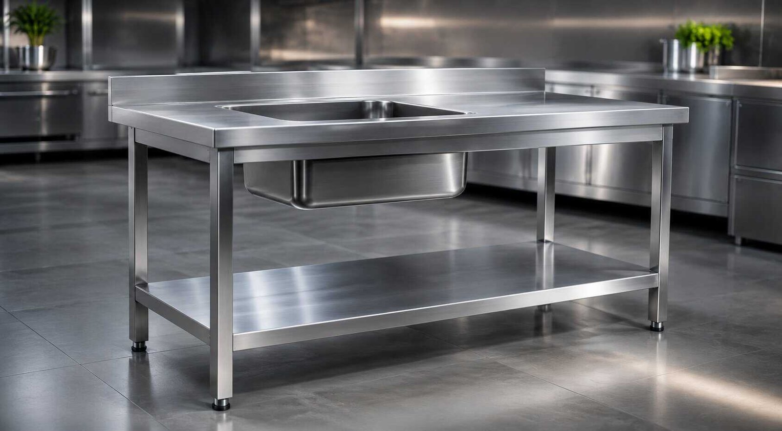 Muebles en acero inoxidable